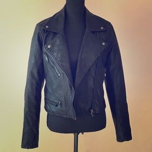 Blank NYC faux leather jacket In black